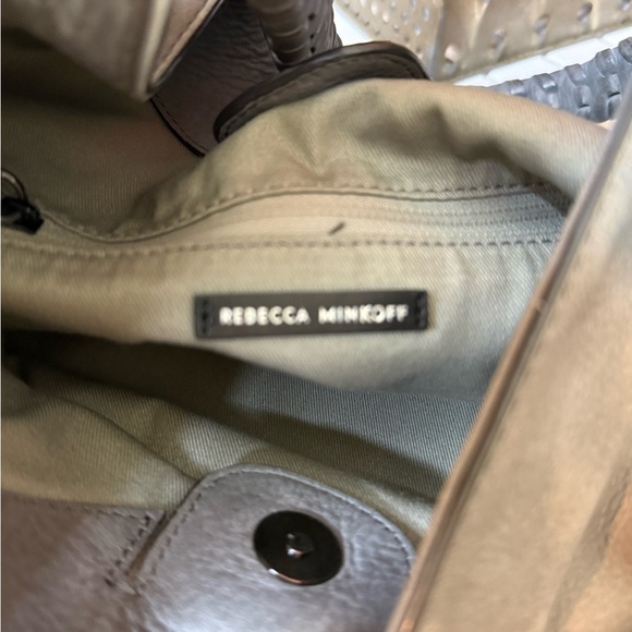 Rebecca Minkoff Nubuck Suede Leather Hobo Purse - Picture 9 of 10